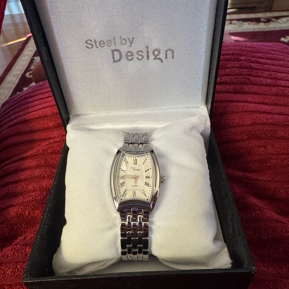 Women’s Steel by Design Watch Silver Tone - Picture 2 of 3